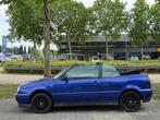 Volkswagen Golf Cabriolet 1.8 gerestaureerd, Auto's, Gebruikt, Zwart, 4 cilinders, Cabriolet