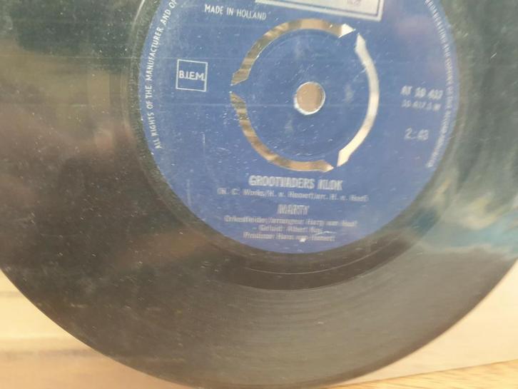 Marty - Grootvaders Klok (c3), Cd's en Dvd's, Vinyl Singles, Ophalen of Verzenden