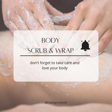 Body Scrub and Wrap