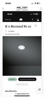 Modular lighting spots 6x, Ophalen of Verzenden, Nieuw, Metaal of Aluminium, Inbouw