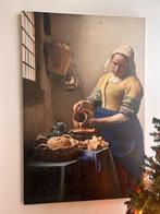 Melkmeisje van Vermeer op canvas, Antiek en Kunst, Kunst | Schilderijen | Klassiek, Ophalen
