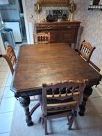 Mechelse tafel met 4 stoelen, Ophalen