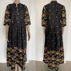 Maxi jurk kaftan takchita katoen kurta anarkali top M kamiz, Maat 38/40 (M), Zwart, Ophalen of Verzenden, Zo goed als nieuw