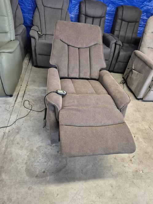 Sta op stoel echt leer, Huis en Inrichting, Fauteuils, Nieuw, Leer, Ophalen