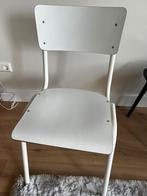 Back to school stoel | merk Zuiver - wit, Huis en Inrichting, Stoelen, Metaal, Wit, Zo goed als nieuw, Eén