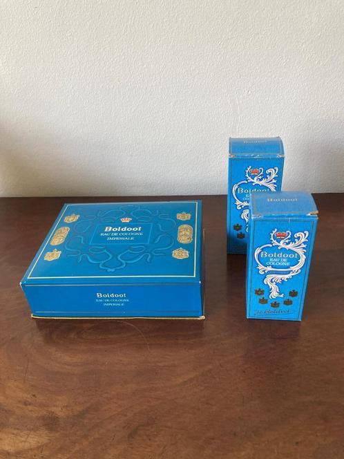 Boldoot eau de cologne imperiale doos met leeg flesje 2114, Verzamelen, Parfumverzamelingen, Gebruikt, Parfumfles, Ophalen of Verzenden