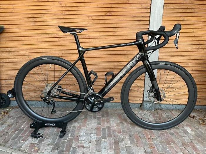 Bianchi Infinito Racefiets Carbon wielen race/gravel banden, Fietsen en Brommers, Fietsen | Racefietsen, Zo goed als nieuw, Overige merken