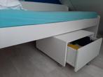 Ikea bed - SLÄKT met 1 opberglade, Ophalen, 90 cm, Eenpersoons, Wit