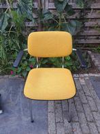 Retro stoel geel, Huis en Inrichting, Stoelen, Ophalen, Gebruikt, Overige kleuren, Metaal