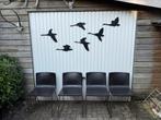 IKEA Bernhard stoelen, Huis en Inrichting, Stoelen, Ophalen, Gebruikt, Bruin, Leer