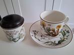 Villeroy & Boch Botanica kop en schotel + potje, Antiek en Kunst, Antiek | Servies los, Ophalen of Verzenden