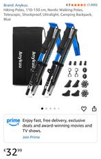 Te koop: nog nieuw in doos Anykuu Trekking Poles, Ophalen of Verzenden, Nieuw, Wandelstok
