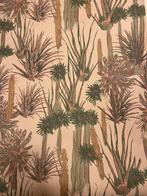 behang met plantenmotief oud roze/groen, botanisch ZANDVOORT, Ophalen, Minder dan 10 m², Beige