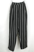 Zwarte broek.Witte strepen.Mt 38.Merk Divided, Maat 38/40 (M), ., Zwart, Ophalen of Verzenden
