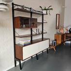 Vintage Royal System Wandsysteem Poul Cadovius Palissander, Met deur(en), 150 tot 200 cm, Ophalen of Verzenden, Zo goed als nieuw