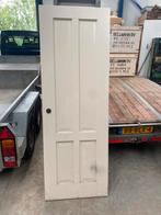 2 landelijke opdekdeuren met glas in lood, Doe-het-zelf en Verbouw, Ophalen, 80 tot 100 cm, Binnendeur, 200 tot 215 cm