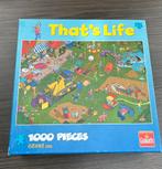 That’s life legpuzzel 1000 stukjes bulldozer, Hobby en Vrije tijd, Denksport en Puzzels, Ophalen, Gebruikt