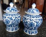 Antieke Chinese gemberpotjes met gember erin, Ophalen of Verzenden