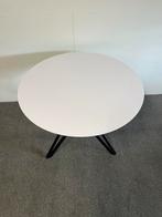 Ronde eettafel Fenix Bianco Alaska 100cm, Rond, Ophalen of Verzenden, Zo goed als nieuw, Info@betaalbaar-design.nl