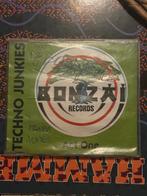 Bonzai records act one techno junkies *AUTOGRAPHS*, Cd's en Dvd's, Ophalen of Verzenden, Gebruikt, Techno of Trance