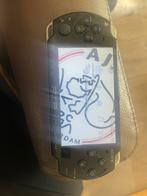 PSP met spelletjes oa fifa, sims en GTA, Ophalen of Verzenden, Gebruikt, Zwart, Met games
