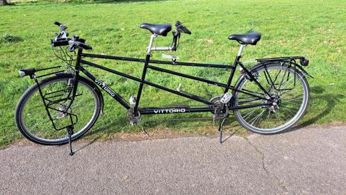 vittorio tandem te koop, Fietsen en Brommers, Fietsen | Tandems, Gebruikt, Meer dan 20 versnellingen, 57 tot 61 cm, 51 tot 55 cm
