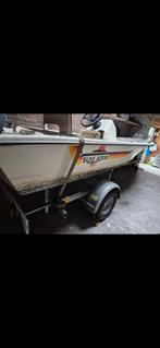 Leuke boot met trailer en motor!, Watersport en Boten, Ophalen, Gebruikt, Tot 10 pk, 3 tot 6 meter