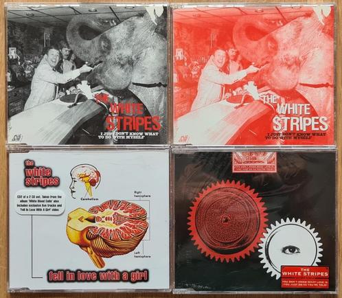 WHITE STRIPES - Verzameling van 4x Maxi CD, Cd's en Dvd's, Cd's | Rock, Zo goed als nieuw, Poprock, Ophalen of Verzenden