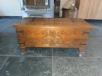 Eiken dekenkist, schatkist, speelgoedkist., Minder dan 50 cm, 50 tot 100 cm, Eikenhout, Ophalen of Verzenden