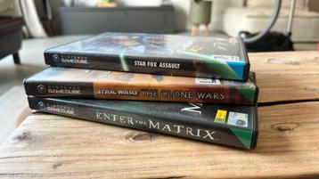 Nintendo GameCube Games – Star Fox, Star Wars, Matrix beschikbaar voor biedingen