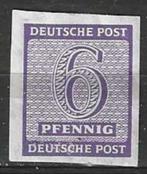 Duitsland West Saxen 1945 - Yvert 10 - 6 Pf. Ongetand (PF), Verzenden, BRD, Postfris