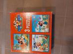 Mickey Mouse puzzeks, Ophalen of Verzenden, Minder dan 10 stukjes, Gebruikt