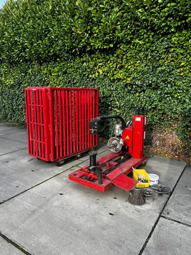 Vrachtwagen Bandenapparaat SICE S520 + bandenkooi EXPLORA, Auto-onderdelen, Vrachtwagen-onderdelen, Overige merken, Overige Auto-onderdelen