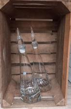 Set van 2 identieke glazen karaffen van Schott Zwiesel., Antiek en Kunst, Antiek | Glas en Kristal, Ophalen of Verzenden