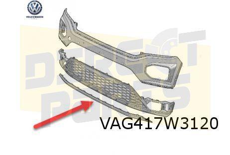 Volkswagen T-Roc (10/17-2/22) afdekking voorbumpergrille ond, Auto-onderdelen, Carrosserie en Plaatwerk, Bumper, Volkswagen, Voor