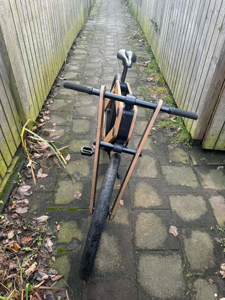 Houten Fiets - Uniek Design!, Fietsen en Brommers, Elektrische fietsen, Gebruikt, Overige merken, 51 tot 55 cm, Minder dan 30 km per accu