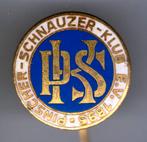 Pinscher - Schnauzer klub email op koper speldje ( N_064 ), Verzenden, Zo goed als nieuw, Dier of Natuur, Speldje of Pin