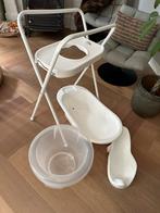 Babybadje met standaard, zitje en tummy tub van Bebe Jou, Kinderen en Baby's, Badjes en Verzorging, Ophalen, Zo goed als nieuw