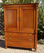 Klein 208 cm eiken empire kabinet chiffoniere en commode, Antiek en Kunst, Ophalen