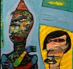 Henk Vierveijzer - Punthoofd - acryl op doek - 2011, Antiek en Kunst, Kunst | Schilderijen | Modern, Ophalen