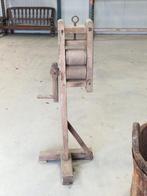 Antieke houten wasrol / wasmangel – sfeervol en decoratief, Antiek en Kunst, Ophalen