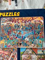 Jan van Haasteren 3x1000 + Posters, Hobby en Vrije tijd, Denksport en Puzzels, Ophalen, 500 t/m 1500 stukjes, Zo goed als nieuw