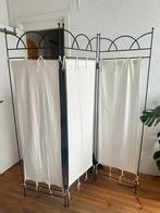 Vintage metalen kamerscherm/roomdivider, Huis en Inrichting, Woonaccessoires | Kamerschermen, Ophalen of Verzenden, Gebruikt