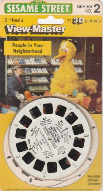 ZELDZAAM view master SESAMSTRAAT MENSEN IN BUURT viewmaster beschikbaar voor biedingen