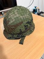 Antieke Legerhelm, Verzamelen, Militaria | Algemeen, Ophalen of Verzenden, Landmacht, Nederland