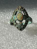 bodemvondst bronzen Kruisvaardersring Middeleeuwen, Antiek en Kunst, Antiek | Koper en Brons, Verzenden, Brons