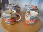 nieuw 2x collectable porcelain mug / mok atlanta, Nieuw, Ophalen of Verzenden, Overige stijlen, Kop(pen) en/of Schotel(s)