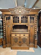 Prachtige kolossale massief eiken antieke kast., Ophalen