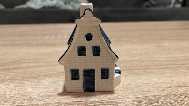 Delfts Blauw Holland America line asbak huisje uit 1945, Verzamelen, KLM Huisjes, Gebruikt, Ophalen of Verzenden