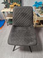 Eetstoelen, Huis en Inrichting, Stoelen, Ophalen, Zo goed als nieuw, Grijs, Vier